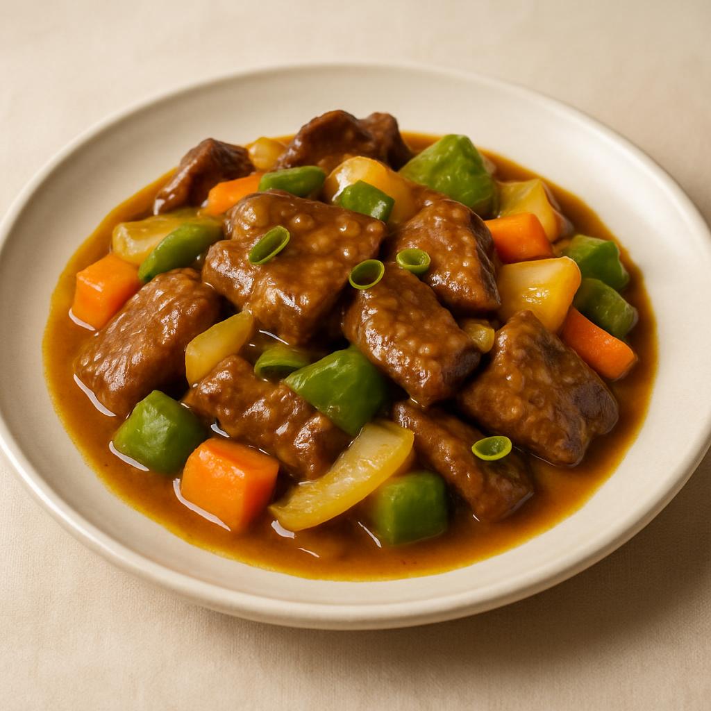 C3 Beef w. Curry Sauce