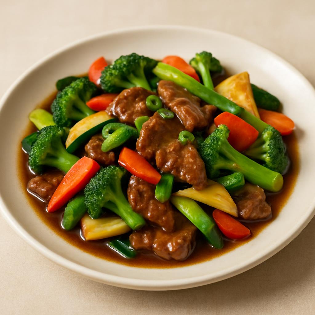 Beef w. Mixed Vegetables