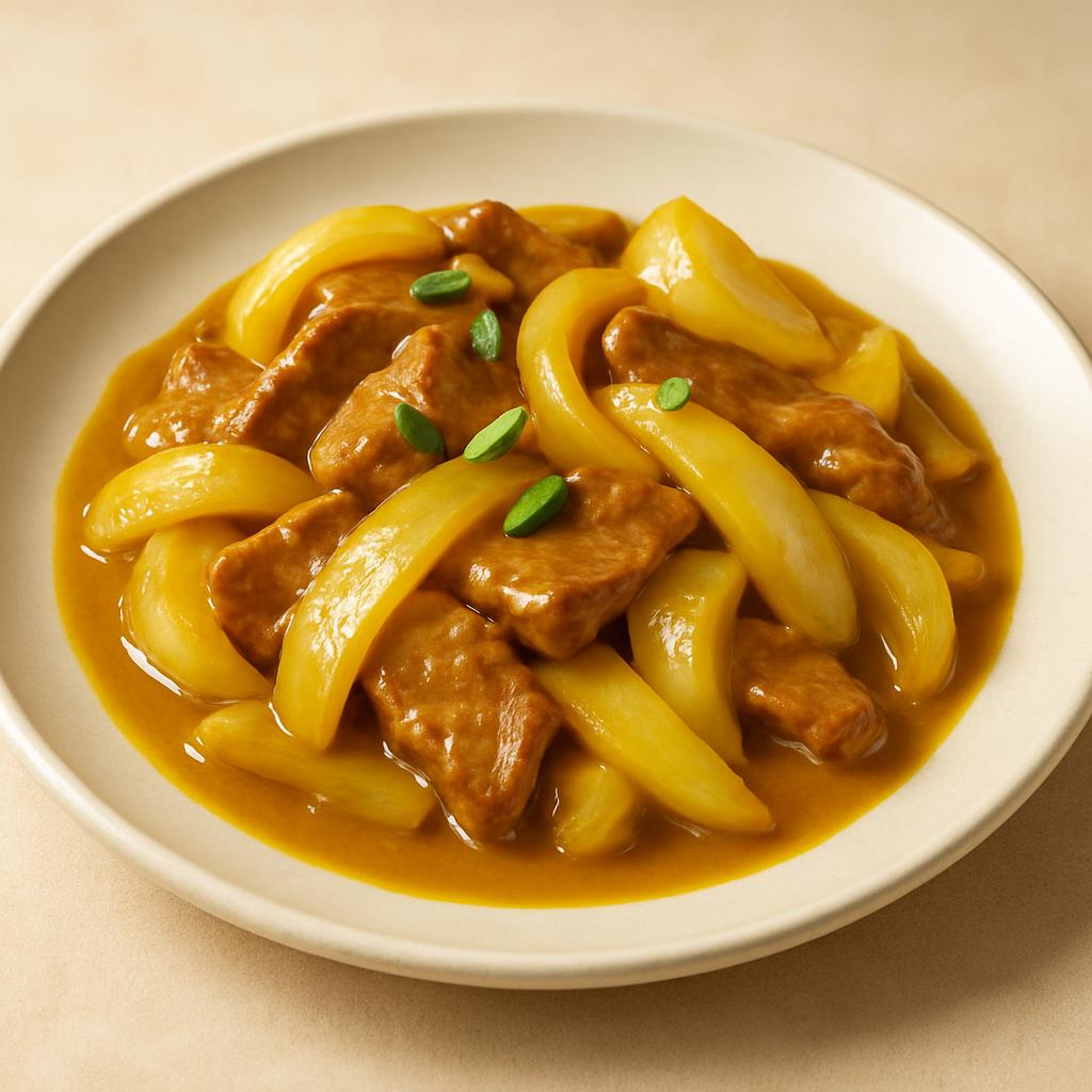 Curry Beef w. Onion