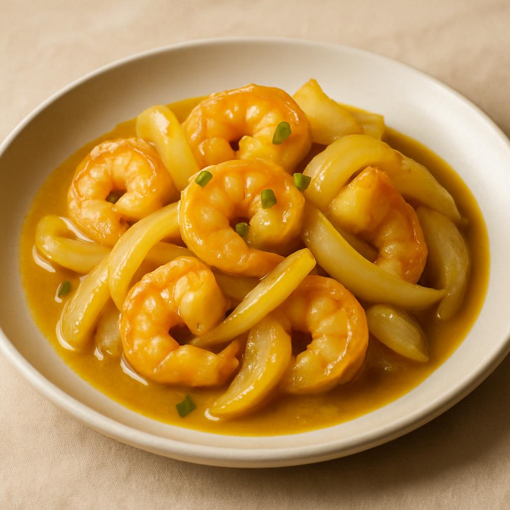 Curry Shrimp w. Onion