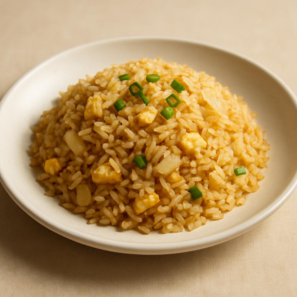 Onion and Egg Fried Rice