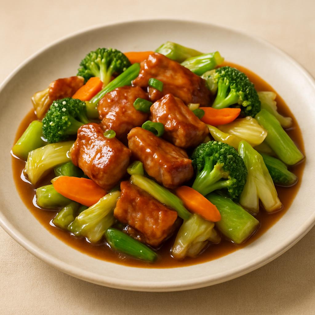 Pork w. Chinese Vegetable
