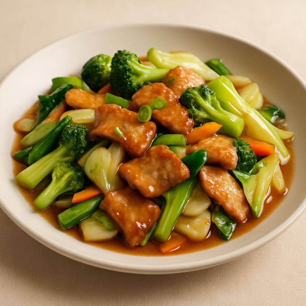 C17 Pork w. Chinese Vegetables