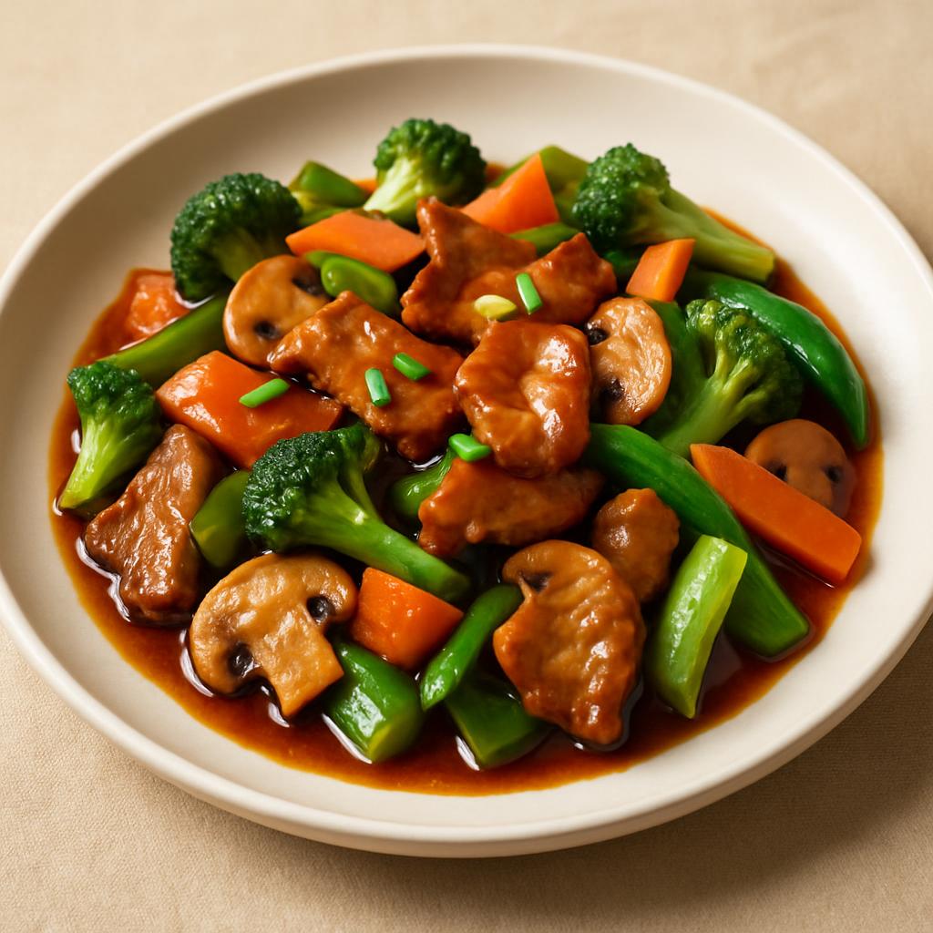 Pork w. Mixed Vegetables