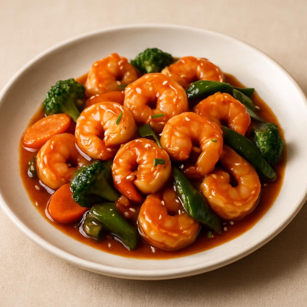 S17 Shrimp W.Garlic Sauce