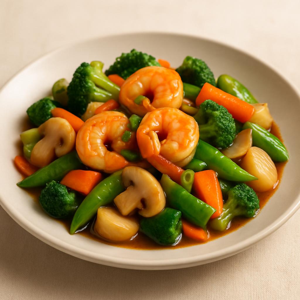 Shrimp w. Mixed Vegetables